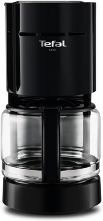 Кафемашина Tefal Uno CM1218, 800 W, 1.1 l, 10 чаши, черна