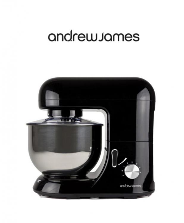 Планетарен миксер Andrew James PM000161WS / 1300W / 5,2L / Черно