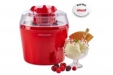 Миксер за сладолед Andrew James AJ000549, 1.45L, Червен