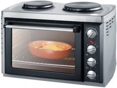 Фурна с конвекция и котлони Severin KH2043, 2500W, 26L