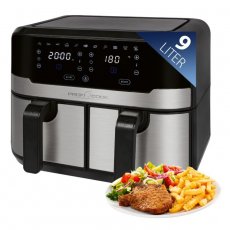 ДВОЕН ФРИТЮРНИК С ГОРЕЩ ВЪЗДУХ, PROFI COOK 1242H XXL, 9L
