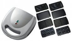 Гофретник, сандвич преса 4 в 1 MIA SB 3193S, 760W