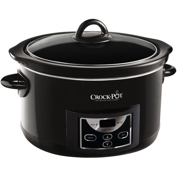 Дигитален керамичен слоукукър Crockpot sccrpc507b, 4.7 л, 2 функции и таймер