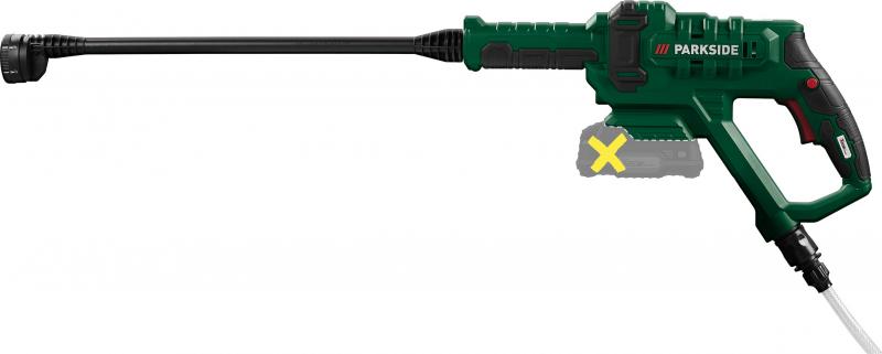 Акумулаторна водоструйка Parkside PDRA 20-LI B3 20V с 20v 2Ah