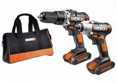 Ударен пистолет и винтоверт втора ръка WORX wx290 wx170